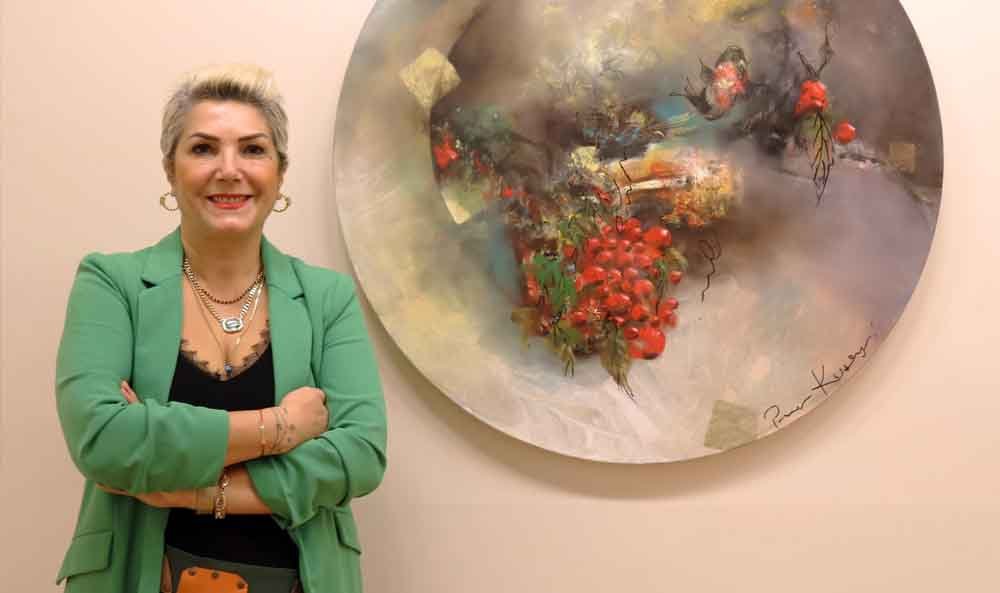 Ressam Pınar Kuseyri’nin Eserleri, Gaziantep’te Sanatseverlerle Buluştu