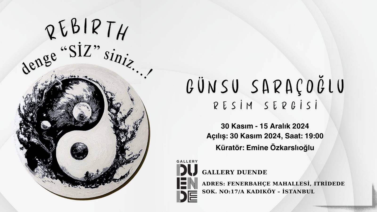 Sanat ve Eğitim El Ele: Çocuk Eğitim Derneği İçin Anlamlı Sergi – Günsu Saraçoğlu “ReBirth, denge “SİZ” siniz!”